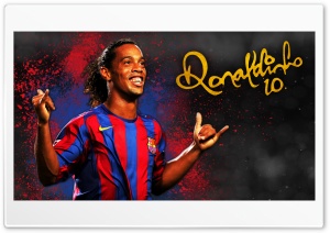 Ronaldinho Barcelona Ultra HD Wallpaper for 4K UHD Widescreen desktop, tablet & smartphone