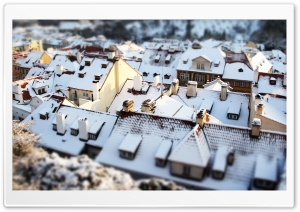 Rooftops In Prague Ultra HD Wallpaper for 4K UHD Widescreen desktop, tablet & smartphone