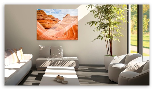 Room With Picture On The Wall UltraHD Wallpaper for HD 16:9 ;