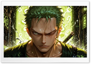 Roronoa Zoro - One Piece 4K UHD Wallpaper for Widescreen and UltraWide Desktop, UltraHD TV, Smartphone, Tablet