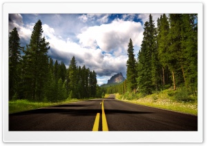 Route To Castle Mountain Ultra HD Wallpaper for 4K UHD Widescreen desktop, tablet & smartphone