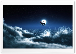 Rudolph Flies Solo Ultra HD Wallpaper for 4K UHD Widescreen desktop, tablet & smartphone