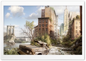 Ruined City Ultra HD Wallpaper for 4K UHD Widescreen desktop, tablet & smartphone
