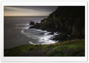 Ruined Tin Mines of Cornwall, Coast Ultra HD Wallpaper for 4K UHD Widescreen desktop, tablet & smartphone