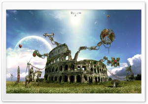 Ruins Of The Colosseum Ultra HD Wallpaper for 4K UHD Widescreen desktop, tablet & smartphone