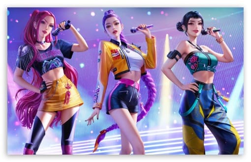 Rumi Mira Zoey   KPop Demon Hunters UltraHD Wallpaper for UHD 16:9 ; HD 16:9 ; UltraWide 21:9 24:10 32:9 32:10 ; Widescreen 16:10 ; Tablet 1:1 ; Mobile 9:16 9:19.5 9:20 9:21 9:22 ; Dual 16:10 16:9 ; Triple 16:10 16:9 ;