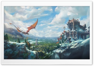 RuneScape Temple Knight, Dragon Ultra HD Wallpaper for 4K UHD Widescreen desktop, tablet & smartphone