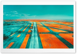 Runway Infrared Photography Ultra HD Wallpaper for 4K UHD Widescreen desktop, tablet & smartphone