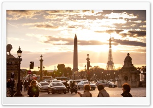 Rush Hour   Place De La Concorde, Paris Ultra HD Wallpaper for 4K UHD Widescreen desktop, tablet & smartphone