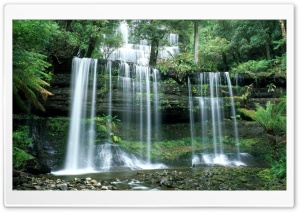 Russell Falls Mount Field National Park Tasmania Ultra HD Wallpaper for 4K UHD Widescreen desktop, tablet & smartphone
