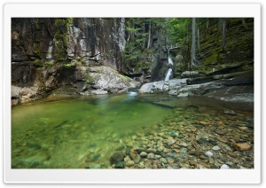 Sabbaday Falls, New Hampshire Ultra HD Wallpaper for 4K UHD Widescreen desktop, tablet & smartphone