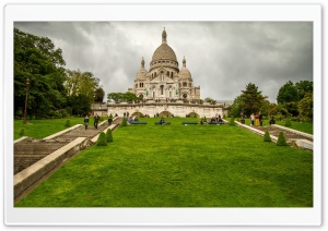 Sacre Coeur Basilica, Paris, France Ultra HD Wallpaper for 4K UHD Widescreen desktop, tablet & smartphone