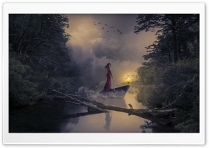 Sad Lonely Lady Woman Ultra HD Wallpaper for 4K UHD Widescreen desktop, tablet & smartphone