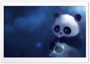 Sad Panda Painting Ultra HD Wallpaper for 4K UHD Widescreen desktop, tablet & smartphone