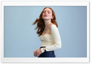 Sadie Sink Modeling 4K UHD Wallpaper for Widescreen and UltraWide Desktop, UltraHD TV, Smartphone, Tablet