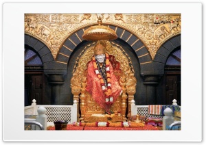 sai baba of shirdi 4K UHD Wallpaper for Widescreen and UltraWide Desktop, UltraHD TV, Smartphone, Tablet
