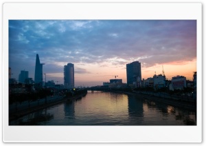 Saigon Sunrise Ultra HD Wallpaper for 4K UHD Widescreen desktop, tablet & smartphone