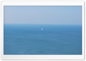 Sailboat In Open Sea Ultra HD Wallpaper for 4K UHD Widescreen desktop, tablet & smartphone