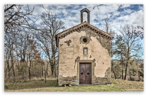 Saint Gaiet Chapel Castellterol, Catalonia UltraHD Wallpaper for UHD 16:9 ; HD 16:9 ; Widescreen 16:10 5:3 ; Fullscreen 4:3 5:4 3:2 ; Mobile 3:4 ;