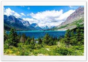 Saint Mary Lake Glacier National Park Ultra HD Wallpaper for 4K UHD Widescreen desktop, tablet & smartphone