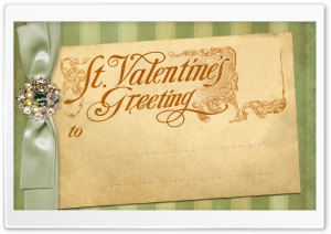Saint Valentine Greetings - Vintage Ultra HD Wallpaper for 4K UHD Widescreen desktop, tablet & smartphone