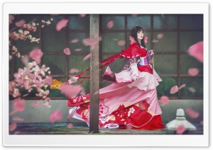 Sakura Wind Ultra HD Wallpaper for 4K UHD Widescreen desktop, tablet & smartphone