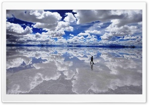 Salar de Uyuni Bolivia Ultra HD Wallpaper for 4K UHD Widescreen Desktop, Lockscreen, Screensaver, TV, Tablet, Smartphone