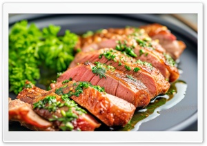 Salmon Food 4K UHD Wallpaper for Widescreen and UltraWide Desktop, UltraHD TV, Smartphone, Tablet