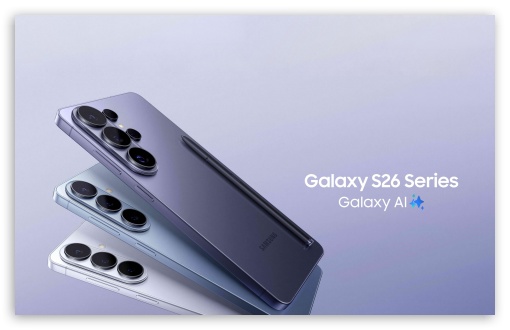 Samsung Galaxy S26 Series Smartphone UltraHD Wallpaper for UHD 16:9 ; HD 16:9 ; UltraWide 21:9 24:10 ; Widescreen 16:10 ;