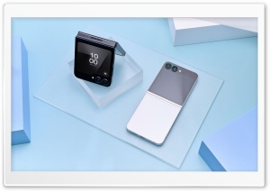 Samsung Galaxy Z Fold7 White Smartphone 4K UHD Wallpaper for Widescreen and UltraWide Desktop, UltraHD TV, Smartphone, Tablet