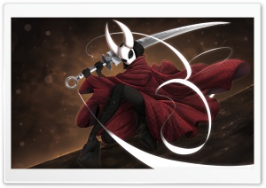 Samurai Hornet - Hollow Knight Silksong 4K UHD Wallpaper for Widescreen and UltraWide Desktop, UltraHD TV, Smartphone, Tablet