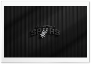 San Antonio Spurs 3D Logo 4K UHD Wallpaper for Widescreen and UltraWide Desktop, UltraHD TV, Smartphone, Tablet