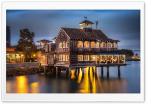 San Diego Pier Cafe Ultra HD Wallpaper for 4K UHD Widescreen desktop, tablet & smartphone