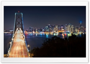San Francisco At Night Ultra HD Wallpaper for 4K UHD Widescreen desktop, tablet & smartphone