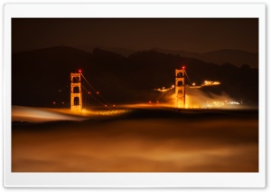 San Francisco in the Fog Ultra HD Wallpaper for 4K UHD Widescreen desktop, tablet & smartphone