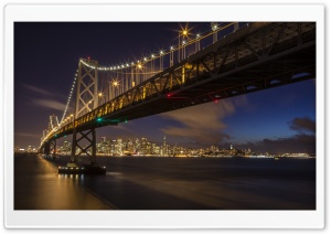 San Francisco Oakland Bay Bridge Ultra HD Wallpaper for 4K UHD Widescreen desktop, tablet & smartphone
