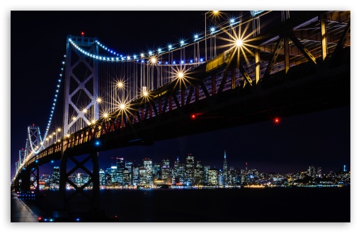 San Francisco Oakland Bay Bridge, Night Lights UltraHD Wallpaper for Wide 16:10 5:3 Widescreen WHXGA WQXGA WUXGA WXGA WGA ; UltraWide 21:9 24:10 ; 8K UHD TV 16:9 Ultra High Definition 2160p 1440p 1080p 900p 720p ; UHD 16:9 2160p 1440p 1080p 900p 720p ; Standard 4:3 5:4 3:2 Fullscreen UXGA XGA SVGA QSXGA SXGA DVGA HVGA HQVGA ( Apple PowerBook G4 iPhone 4 3G 3GS iPod Touch ) ; Smartphone 16:9 3:2 5:3 2160p 1440p 1080p 900p 720p DVGA HVGA HQVGA ( Apple PowerBook G4 iPhone 4 3G 3GS iPod Touch ) WGA ; Tablet 1:1 ; iPad 1/2/Mini ; Mobile 4:3 5:3 3:2 16:9 5:4 - UXGA XGA SVGA WGA DVGA HVGA HQVGA ( Apple PowerBook G4 iPhone 4 3G 3GS iPod Touch ) 2160p 1440p 1080p 900p 720p QSXGA SXGA ;