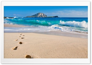 Sandy Beach Ultra HD Wallpaper for 4K UHD Widescreen desktop, tablet & smartphone