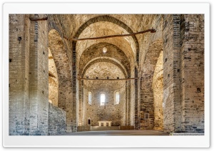 Sant Pere de Casserres Monastery, Church Catalonia Ultra HD Wallpaper for 4K UHD Widescreen desktop, tablet & smartphone