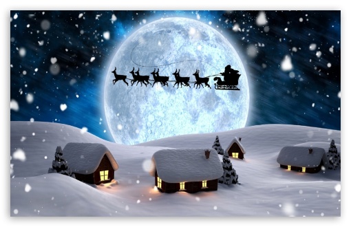 Santa UltraHD Wallpaper for Widescreen 16:10 ;