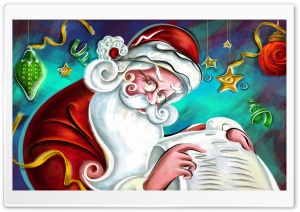 Santa Claus Christmas Ultra HD Wallpaper for 4K UHD Widescreen desktop, tablet & smartphone