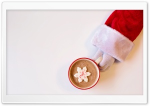 Santa Claus, Hot Chocolate, Winter Holidays Ultra HD Wallpaper for 4K UHD Widescreen desktop, tablet & smartphone