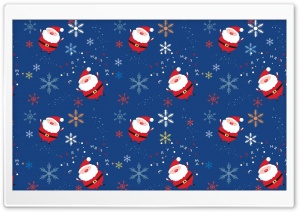 Santa Claus Pattern Ultra HD Wallpaper for 4K UHD Widescreen desktop, tablet & smartphone