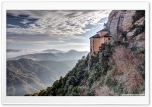 Santa Cova de Montserrat Catalonia Ultra HD Wallpaper for 4K UHD Widescreen desktop, tablet & smartphone