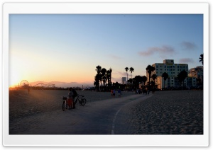 Santa Monica Sunsets Ultra HD Wallpaper for 4K UHD Widescreen desktop, tablet & smartphone