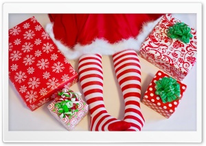 Santas Elf Girl Ultra HD Wallpaper for 4K UHD Widescreen desktop, tablet & smartphone