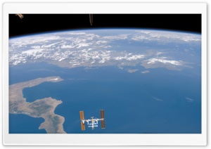 Satellite Above The Earth Ultra HD Wallpaper for 4K UHD Widescreen desktop, tablet & smartphone