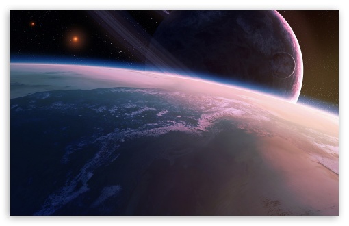 Satellite Between Planets UltraHD Wallpaper for 8K UHD TV 16:9 Ultra High Definition 2160p 1440p 1080p 900p 720p ; Widescreen 16:10 5:3 WHXGA WQXGA WUXGA WXGA WGA ; Fullscreen 4:3 5:4 3:2 UXGA XGA SVGA QSXGA SXGA DVGA HVGA HQVGA ( Apple PowerBook G4 iPhone 4 3G 3GS iPod Touch ) ;