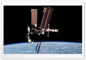 Satellite Orbiting Earth Ultra HD Wallpaper for 4K UHD Widescreen desktop, tablet & smartphone