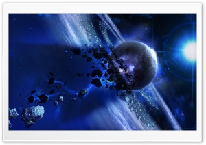 Saturn Gravity Ultra HD Wallpaper for 4K UHD Widescreen desktop, tablet & smartphone